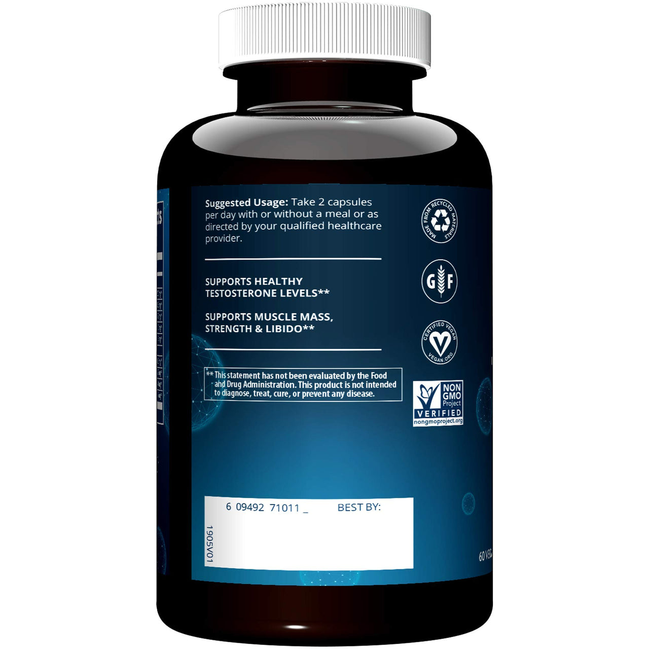 MRM TribuPlex 750 mg, 60-Count Bottles