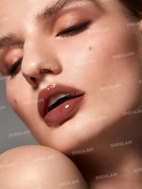 Thumbnail for SHEGLAM Glaze Daze Lip Gloss Shiny Tinted Lip Gloss High Gloss Finish Plumping Lip Care Nourishing Not Easy to Fade Liquid Lip Cosmetics-Grape Juice