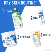 Thumbnail for CeraVe Moisturizing Cream, Body and Face Moisturizer for Dry Skin, Body Cream with Hyaluronic Acid and Ceramides, Daily Moisturizer, Oil-Free, Fragrance Free, Non-Comedogenic, 19 Ounce