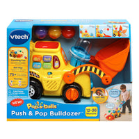 Thumbnail for VTech Pop-a-Balls Push and Pop Bulldozer, Yellow