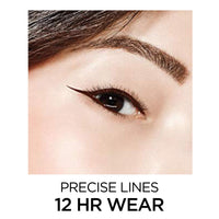 Thumbnail for L'Oreal Paris Makeup Infallible Super Slim Long-Lasting Liquid Eyeliner, Ultra-Fine Felt Tip, Quick Drying Formula, Glides on Smoothly, Black, Pack of 1