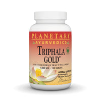 Thumbnail for Planetary Herbals Triphala Gold 1000mg Extra Strength Ayurvedic - 120 Tablets