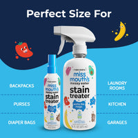 Thumbnail for Miss Mouth's Messy Eater Stain Treater Spray - 16oz Stain Remover - Newborn & Baby Essentials - No Dry Cleaning Food, Grease, Coffee Off Laundry, Underwear, Fabric