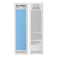 Thumbnail for Torriden DIVE IN Cream 80ml (2.71 fl. oz.) | Facial Moisturizer for Sensitive, Oily Skin | Lightweight and Moistrul Creamy Texture | Hyaluronic Acid Cream, Allantoin