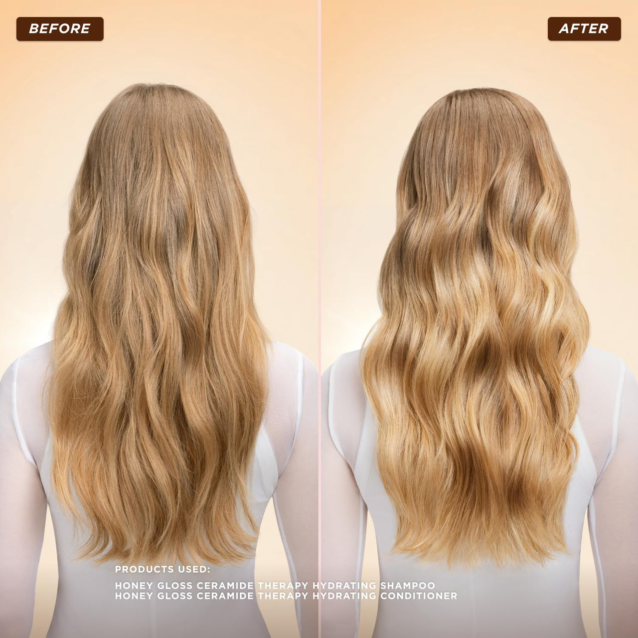 Gisou Honey Gloss Ceramide Therapy Hydrating Shampoo – Deeply Cleanses & Restores Moisture, Ceramides & AHAs, (Wildflower Honey Scent)
