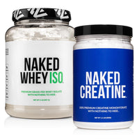 Thumbnail for NAKED Whey Isolate Protein 28 Servings + Pure Micronized Creatine Monohydrate 100 Servings