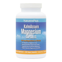 Thumbnail for NaturesPlus KalmAssure Magnesium - 240 Vegan Capsules - Highly Bioavailable Magnesium Citrate - Supports Nerve & Muscle Relaxation - 60 Servings