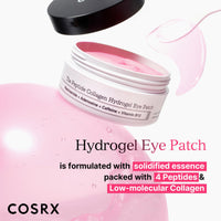 Thumbnail for COSRX Pink Peptides Collagen Hydrogel Eye Patch for Puffy Eyes and Dark Circles, Under Eye Mask, 60 Under Eye Patches, Korean Skin Care