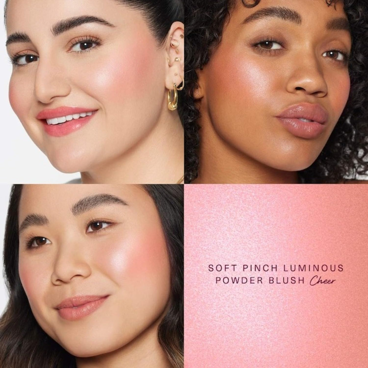 Rare Beauty by Selena Gomez Soft Pinch Luminous Powder Blush - Cheer (light warm pink) 0.098 oz / 2.8 g