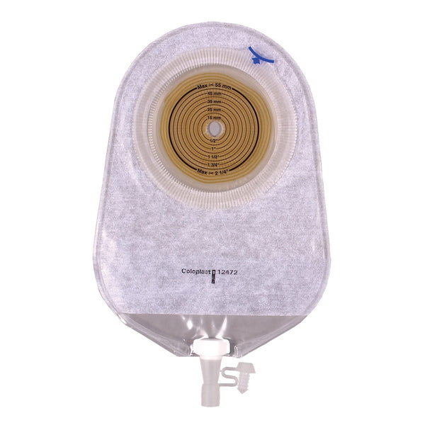 Urostomy Pouch Assura One-Piece System 10-3/4" 3/8 to 2-1/4" Drainable NonConvex, Trim To Fit (#12474, Sold Per Box)