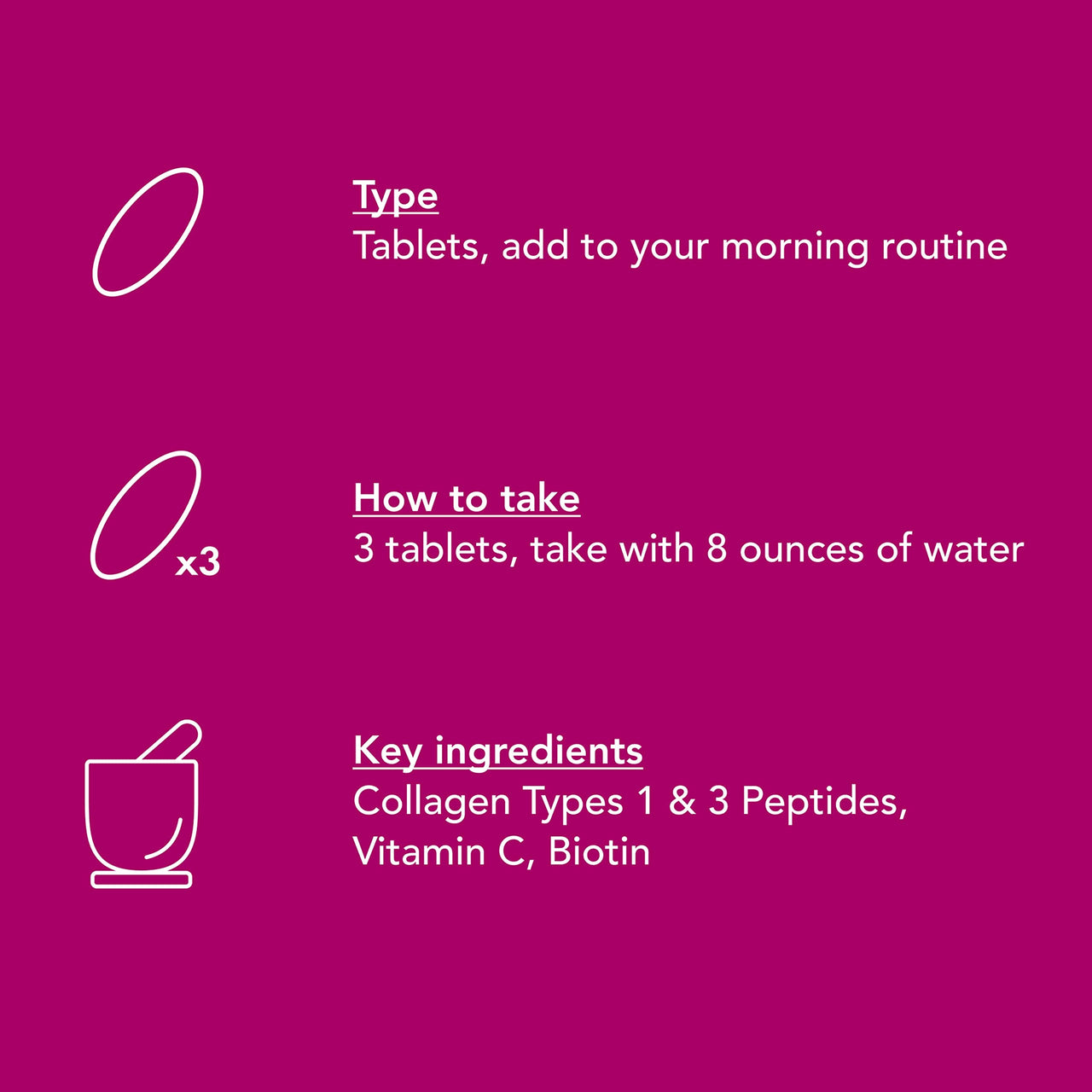NeoCell Super Collagen With Vitamin C and Biotin, Skin, Hair and Nails Supplement, Includes Antioxidants, Tablet, 270 Count, 1 Bottle
