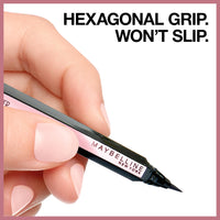 Thumbnail for Maybelline Hyper Easy Liquid Pen No-Skip Eyeliner, Satin Finish, Waterproof Formula, Pitch Black, 0.018 Fl Oz