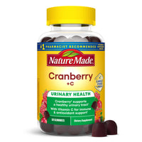 Thumbnail for Nature Made Cranberry with Vitamin C Gummies for Adults, Urinary Tract Health for Women and Men, Cranberry Supplement, 50 Gummies, 25 Day Supply