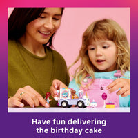 Thumbnail for LEGO Friends Unicorn Cake Delivery Car Building Toy for Girls & Boys - Pretend Play Set for Preschool Kids, Ages 4+ - W/Paisley & Leo Minidolls & Accessories - Gift Idea for Birthdays - 42675