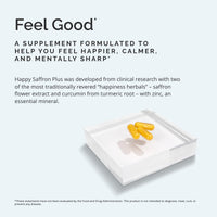Thumbnail for BRAINMD Dr Amen Happy Saffron Plus - 90 Capsules - with Saffron Flower Extract, Curcumin & Zinc - Vegan, Gluten Free - 30 Servings