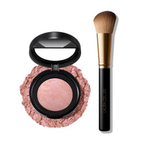 Thumbnail for LAURA GELLER NEW YORK Baked Blush-n-Brighten Marbleized Blush + Angled Brush (04 Ethereal Rose, 47mm)