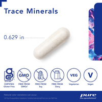 Thumbnail for Pure Encapsulations Trace Minerals - Multimineral Supplement - Mineral Supplement - Supports Metabolism & Cellular Function* - Gluten Free & Vegan - 60 Capsules