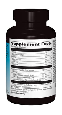Thumbnail for Source Naturals ArcticPure Omega-3 Fish Oil 1125mg Ultra Potency Maximum Strength EPA + DHA for Heart, Joint, Brain & Immune Health - 30 Softgels