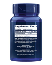 Thumbnail for Life Extension PS Caps, phosphatidylserine, for Cognitive Performance, Gluten-Free, Non-GMO, Vegetarian, 100 Capsules