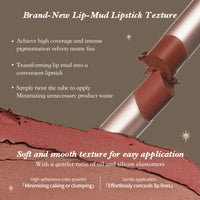 Thumbnail for Flower Knows Little Angel Matte Lipstick,Super Soft & Ultra Silky Lip Mud Stick,Long Lasting & Moisturizing Vegan Lip Makeup for Girls&Women,Velvety Pink Finish(C06 Lyric Poetry)