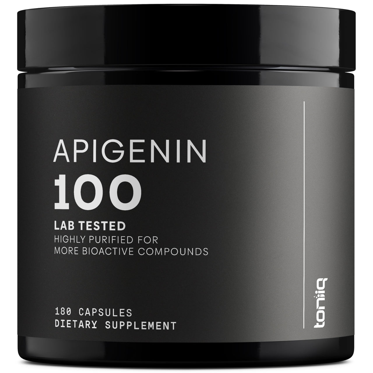 Toniiq Ultra High Strength Apigenin - 100mg Concentrated Formula - 98%+ Highly Purified - 180 Vegetarian Capsules