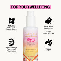 Thumbnail for Pacifica Island Vanilla Hair Mist Perfume and Full Body Spray for Women - Fragrance Spray for A Mood-Lifting Experience, Paraben-Free, Clean Beauty No Alcohol, Vegan & Cruelty-Free, 6 oz oz