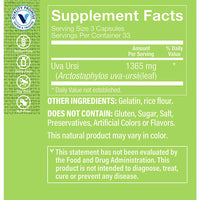 Thumbnail for The Vitamin Shoppe Uva Ursi 1,365MG, Supports Fluid Balance, Supports Urinary Tract Health (100 Capsules)