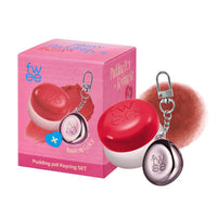 Thumbnail for fwee Blurry Pudding Pot + Keychain SET | Airbrushed Blush & Lip, Buildable Pigment, Long-lasting, Lightweight, Easy to Blend, Natural Soft Matte Finish Makeup – Fav (Tanned Brown) | 0.17 oz