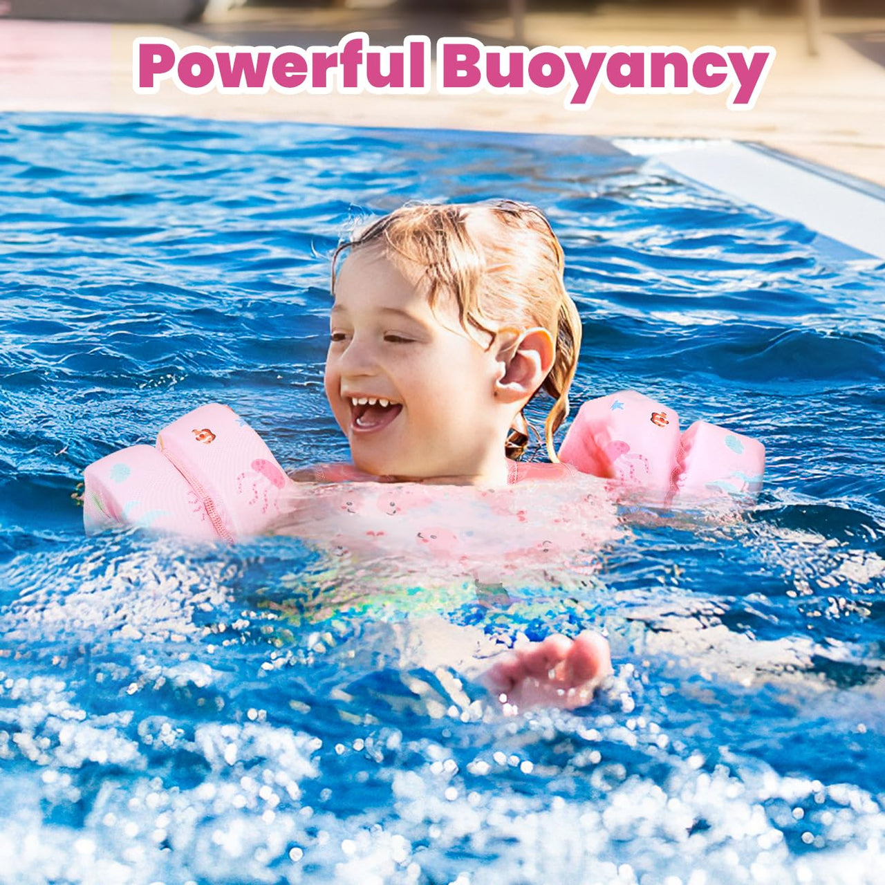 HeySplash Toddler Swim Vest, Toddler Floaties Fit 13-30 Lbs, Puddle Kids Jumper with Adjustable Strap, Pool Float Jacket Arm Floaties Baby Floatie Water Wing, Pool Sea Swimming Aid