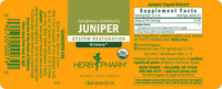 Thumbnail for Herb Pharm Certified Organic Liquid Extract for Urinary System Support Juniper 1 Fl Oz