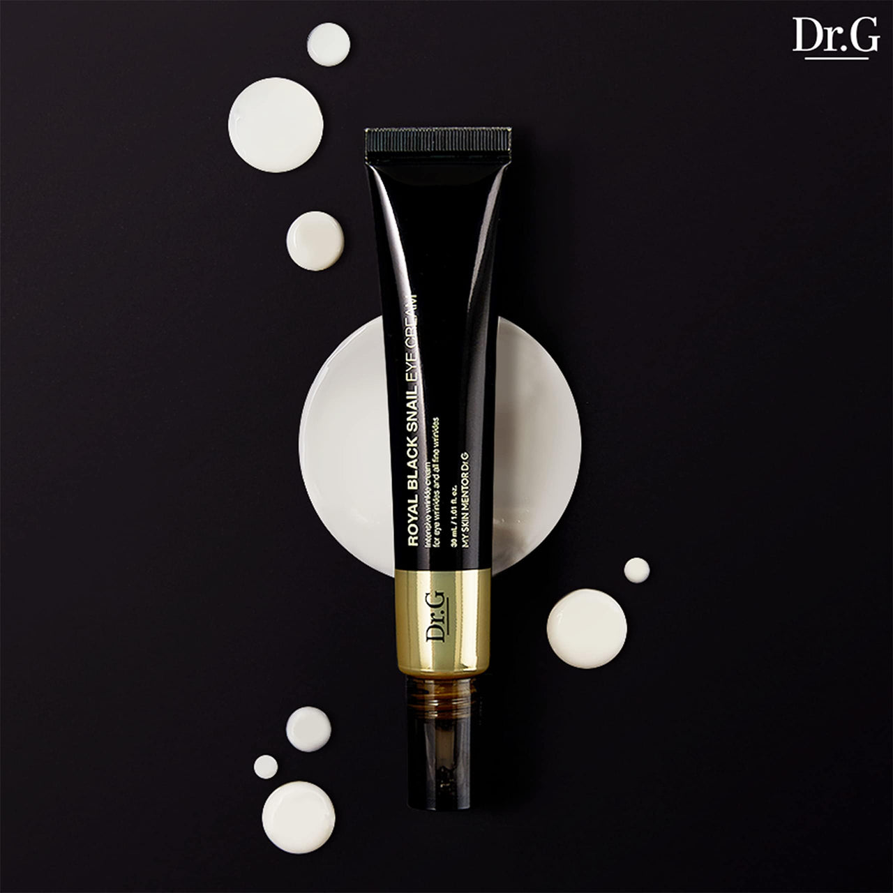 Dr.G Royal Black Snail Korean Eye Cream for Dark Circles Under Eye Treatment, 30ml - Korean Eye Serum, Korean Skin Care Eye Cream Anti Aging, Korean Under Eye Cream Korean, Korean Skincare, Kbeauty