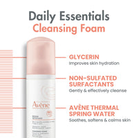 Thumbnail for Avène Cleansing Foam Face Wash, Soap-free, Sensitive Skin