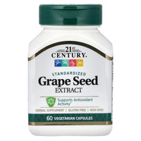 Thumbnail for 21st Century Grape Seed Extract Veg Capsules, 60 Count (21378)