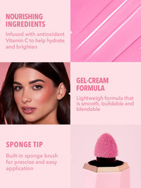 Thumbnail for SHEGLAM Color Bloom Liquid Blush Makeup for Cheeks Matte Finish - Petal Talk