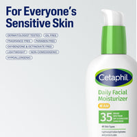 Thumbnail for Cetaphil Face Moisturizer, Daily Oil Free Facial Moisturizer with SPF 35, For Dry or Oily Combination Sensitive Skin, Fragrance Free Face Lotion