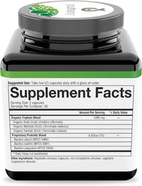 Thumbnail for Youtheory Spore Probiotic - 6 Billion CFU - Probiotic Digestive Supplement* - Resists Stomach Acid Breakdown* - Dairy, Gluten & Soy Free - 60 Vegetarian Capsules