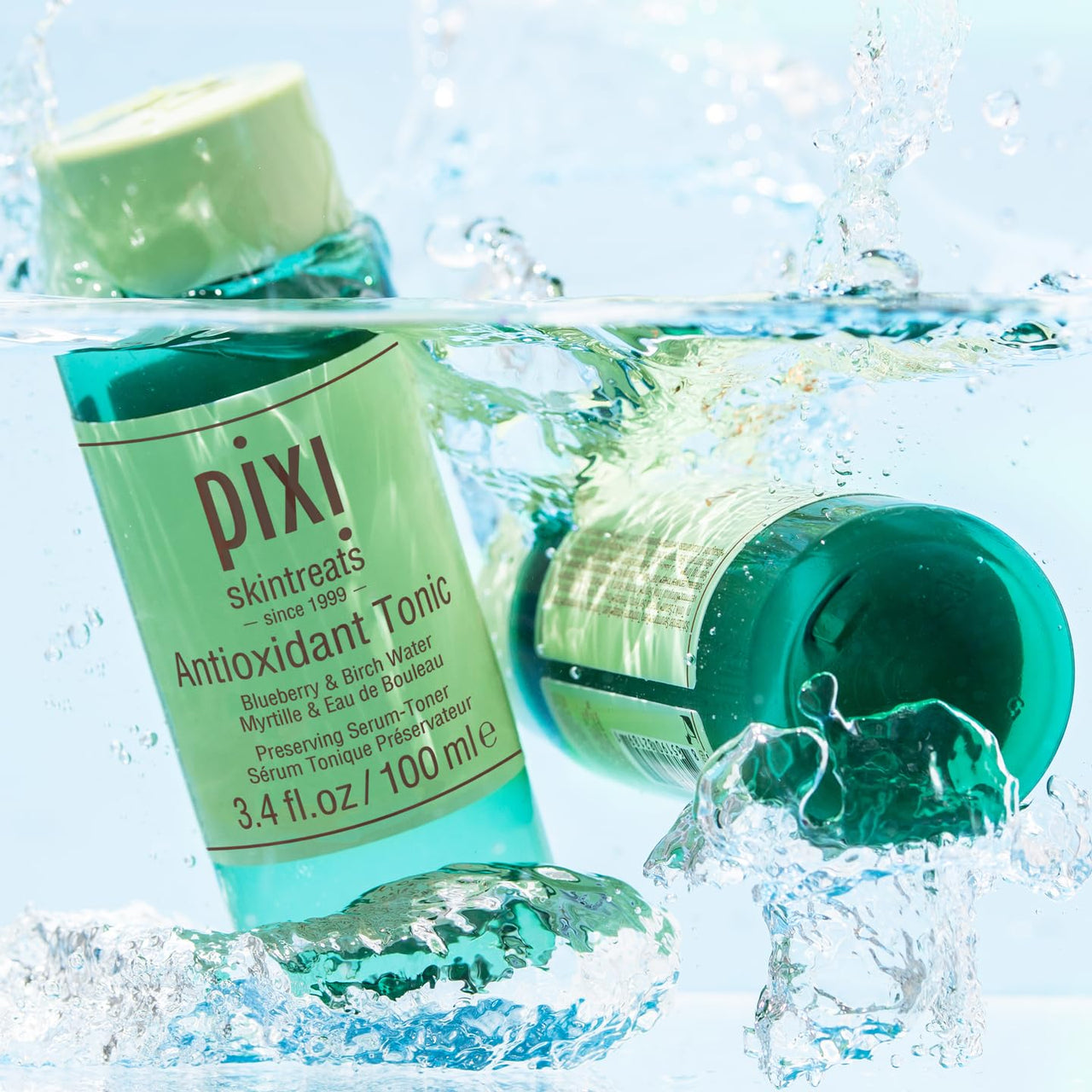Pixi Antioxidant Tonic | Alcohol-Free Hydrating Face Toner, Essence, and Serum in One | 100mL Travel Size Skincare