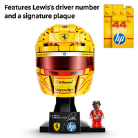 Thumbnail for LEGO Editions Scuderia Ferrari HP Lewis Hamilton Helmet - Building Set for Teens, Ages 14+ - Collectible F1 Display - Bedroom or Home Office Decor - Gift for Racing Fans - 43022