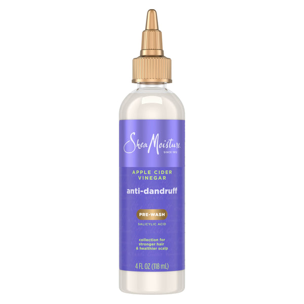 SheaMoisture Anti-Dandruff Pre-Wash Apple Cider Vinegar & Salicylic Acid To Gently Exfoliate & Remove Flakes System for a Healthier Scalp 4 oz
