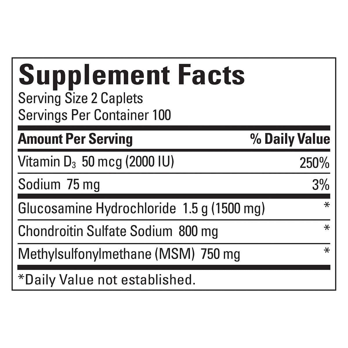 Nature Made TripleFlex, Glucosamine Chondroitin and MSM - 2 Bottles, 200 Caplets Each, 400 Caplets Total