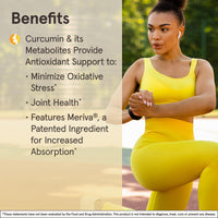 Thumbnail for Jarrow Formulas Curcumin Phytosome 500 mg - 60 Veggie Capsules - Formulated with Meriva - Antioxidant Support Supplement - Joint Health & Support - 60 Servings