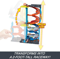 Thumbnail for Hot Wheels City Transforming Race Tower & 1 Toy Car