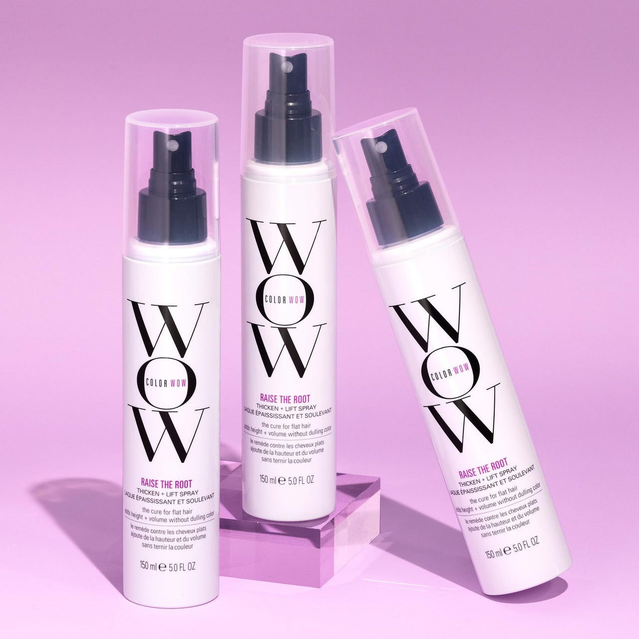COLOR WOW Raise the Root Thicken + Lift Spray â€“ All-Day Volume for Fine, Flat Hair without dulling color