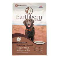 Thumbnail for Earthborn Holistic Primitive Natural Turkey Meal & Vegetables Grain-Free Dry Dog Food 4 lb