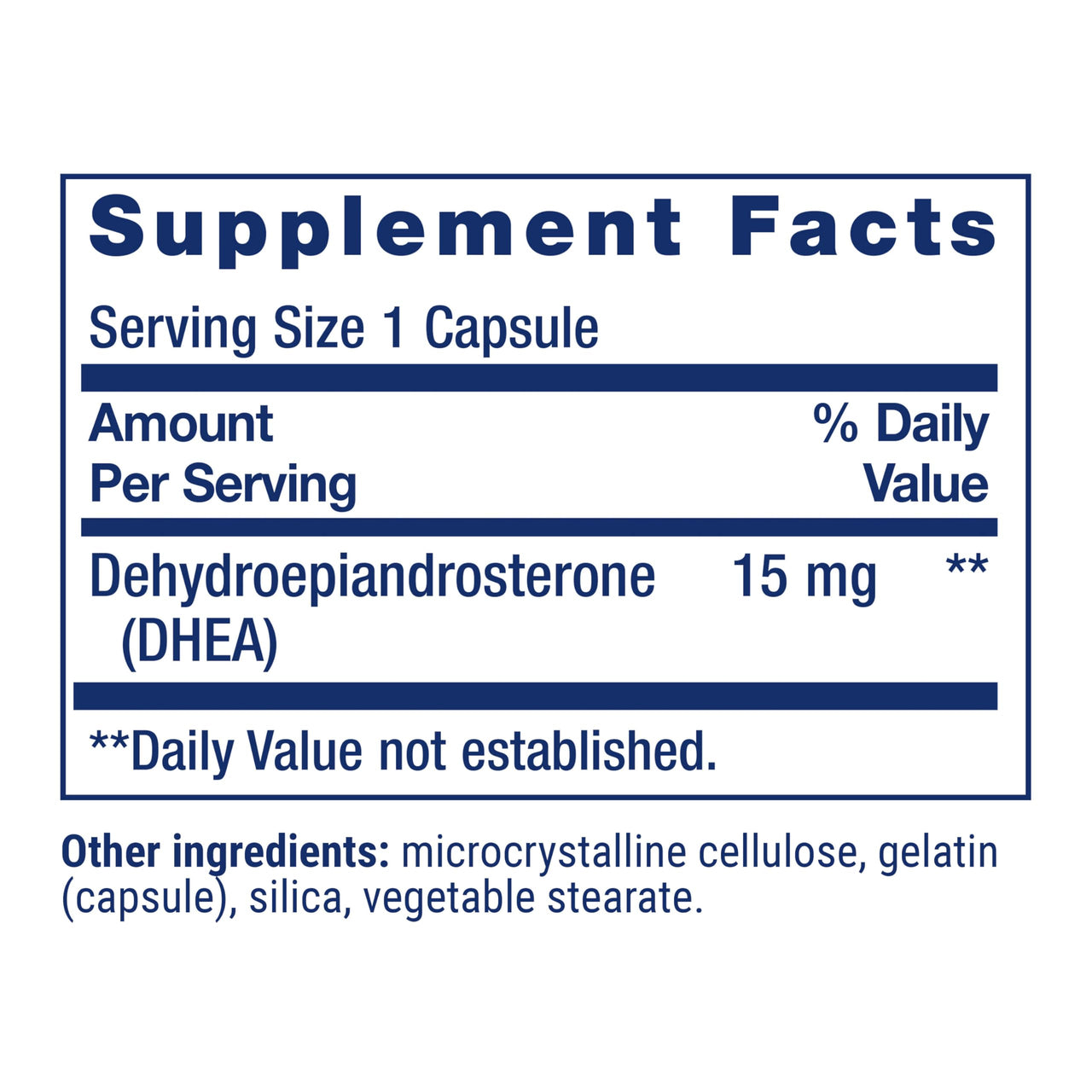 Life Extension DHEA 15 mg – Hormone Balance Supplement, Memory, Muscle Mass and Bone Density Support, Healthy Sex Drive, Gluten-Free, Non-GMO, 100 Capsules
