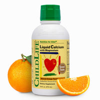 Thumbnail for CHILDLIFE ESSENTIALS Liquid Calcium Supplement for Kids - Baby Calcium with Magnesium, Zinc, and Vitamin D3 - Orange Flavor, 16 fl oz (1 Pack)