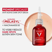 Thumbnail for Vichy LiftActiv B3 Serum, 8% Niacinamide + Melasyl + Glycolic Acid, Anti-Aging Dark Spot Corrector for Uneven Skin Tone, Lightweight Face Serum for Women & Men, Non-Sticky