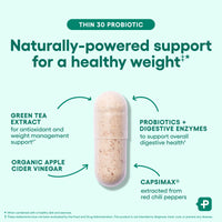 Thumbnail for Physician's CHOICE - Beat Bloat + Support Weight Management Bundle: Digestive Enzymes 180ct + Thin-30 Probiotic 60ct - Value Pack