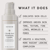 Thumbnail for Naturium Glycolic Acid Resurfacing Gel 10%, AHA Exfoliating Gel with Natural Fruit Acids, 3.0 oz