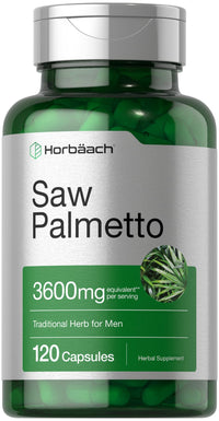 Thumbnail for Horbäach Saw Palmetto Extract | 120 Capsules | Non-GMO and Gluten Free Formula | from Saw Palmetto Berries